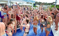 Hideout Festival after beach party