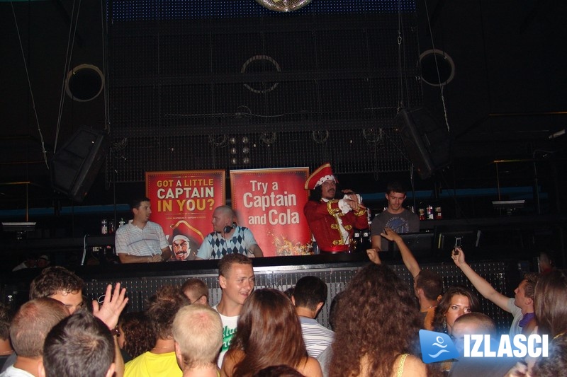 Captain Morgan ludilo treslo Aquairus, Zrće